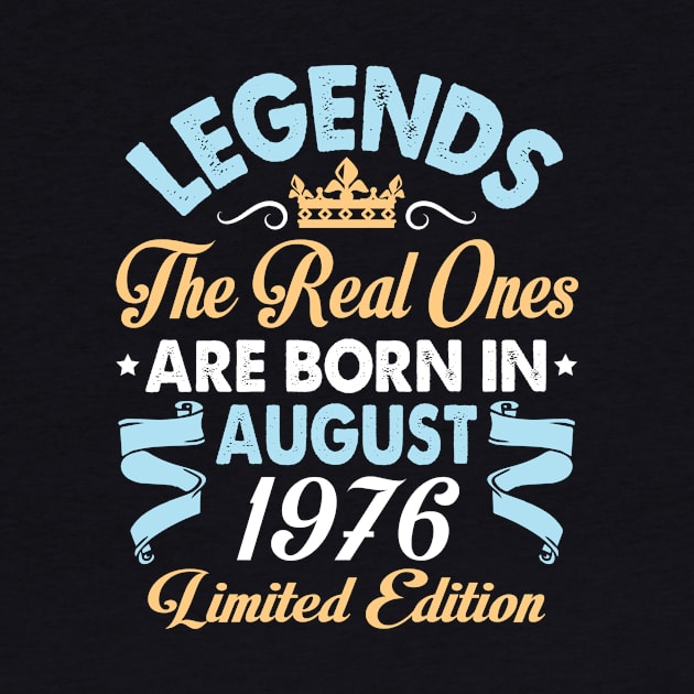 Legends The Real Ones Are Born In August 1966 Happy Birthday 54 Years Old Limited Edition by bakhanh123